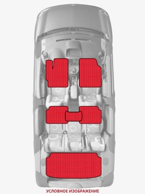 ЭВА коврики «Queen Lux» комплект для Audi S8 (D3)