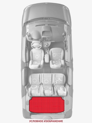 ЭВА коврики «Queen Lux» багажник для Cadillac Escalade (3G)